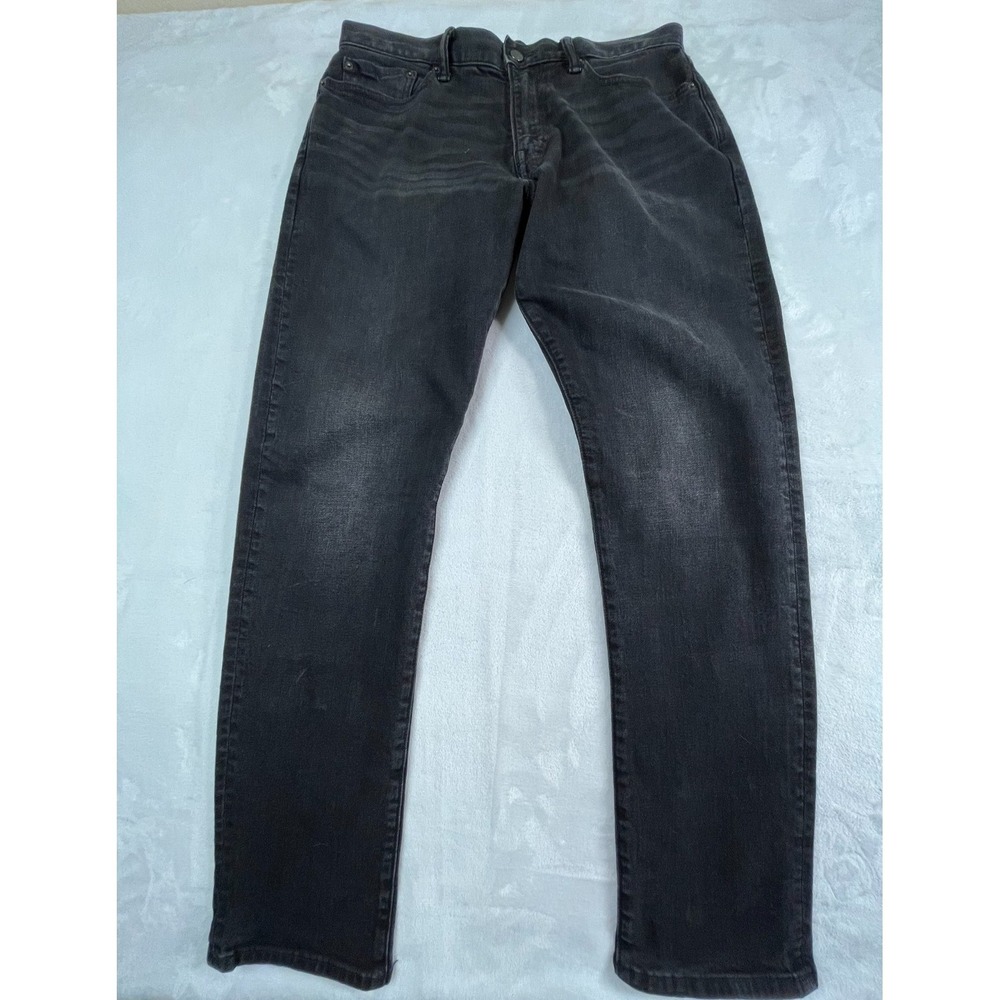GAP Denim Mens 32 x 32 Jeans‎ Black Straight Taper